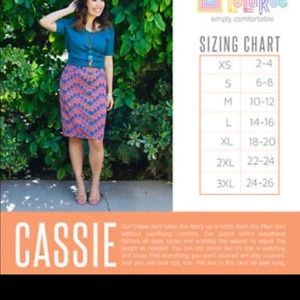 3 LuLaRoe Cassie Skirts Size XL